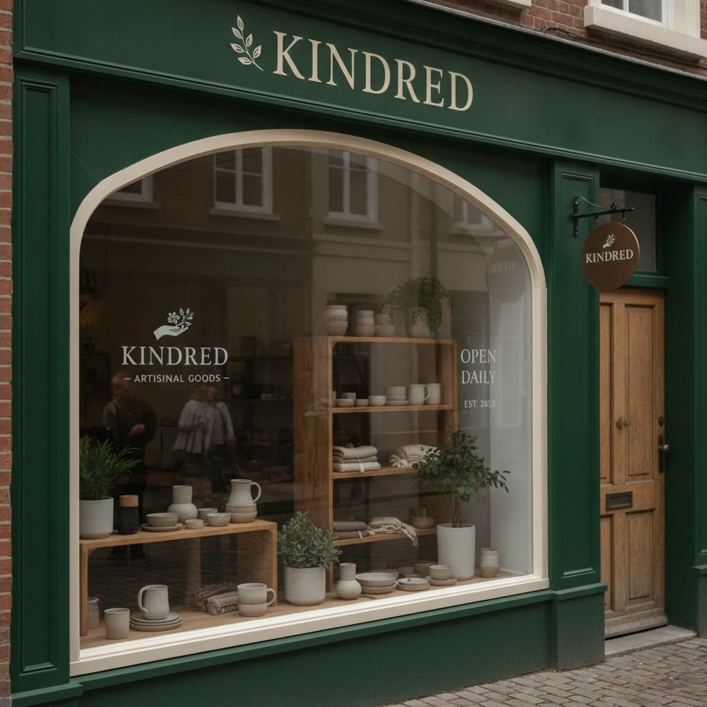 Shop Fronts concept mockup