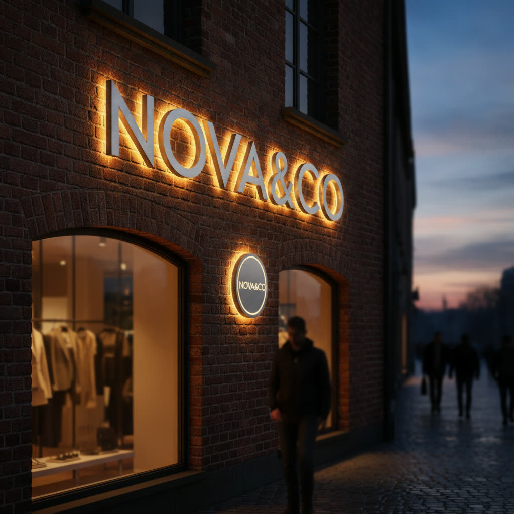 Signage concept mockup