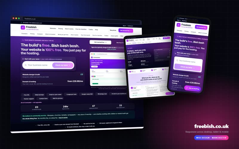 Freebish website